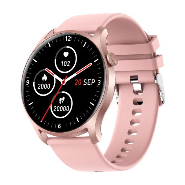 3Guys Smartwatch 3GW8803 Pink Silicone Strap
