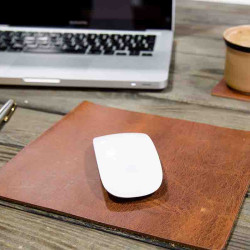 ΔΕΡΜΑΤΙΝΟ MOUSE PAD ΜΑΥΡΟ