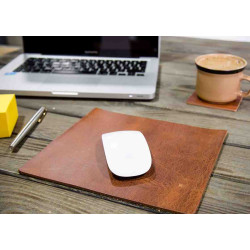 ΔΕΡΜΑΤΙΝΟ MOUSE PAD ΜΑΥΡΟ