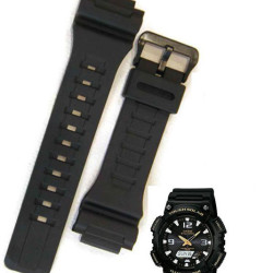 CASIO ΛΟΥΡΑΚΙ AQ-S810 ΜΑΥΡΟ