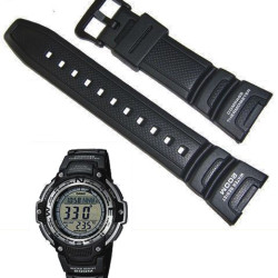 CASIO ΛΟΥΡΑΚΙ SGW-100 ΜΑΥΡΟ