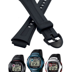 CASIO ΛΟΥΡΑΚΙ W-210 ΜΑΥΡΟ