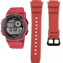 CASIO ΛΟΥΡΑΚΙ AE-1000W-4A ΚΟΚΚΙΝΟ