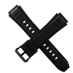 Casio Λουράκι  MWA-100 Μαύρο 18mm