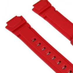 Casio Λουράκι W-213-4 Κόκκινο 14mm