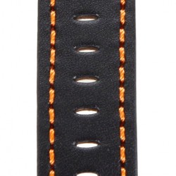 ΛΟΥΡΑΚI ΔΕΡΜΑΤΙΝΟ TZEVELION ART18BOR24 ΜΑΥΡΟ  24 mm 