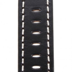 ΛΟΥΡΑΚI ΔΕΡΜΑΤΙΝΟ TZEVELION ART18BWT24 ΜΑΥΡΟ  24 mm 