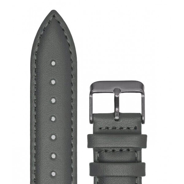 Λουράκι Δερμάτινο 18mm Tzevelion 660 Γκρι