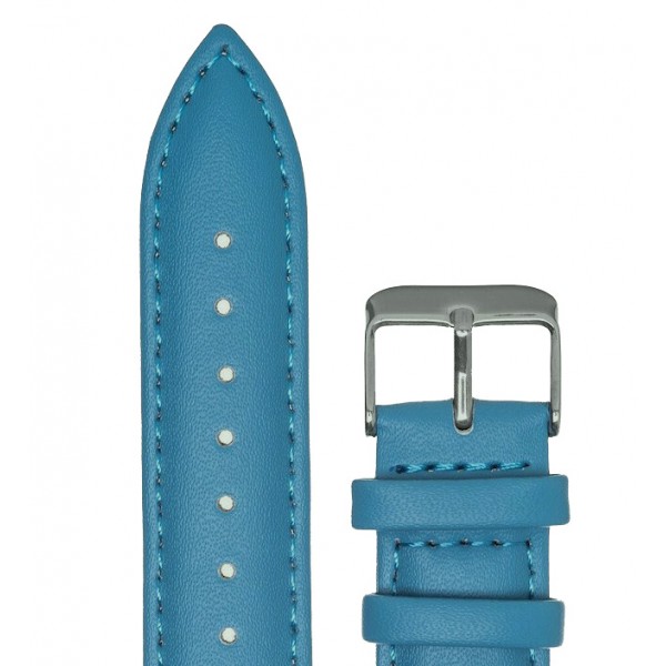 Λουράκι Δερμάτινο 18mm Tzevelion 660 Γαλάζιο
