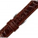 Λουράκι Δερμάτινο 0196BR 18mm  Καφέ