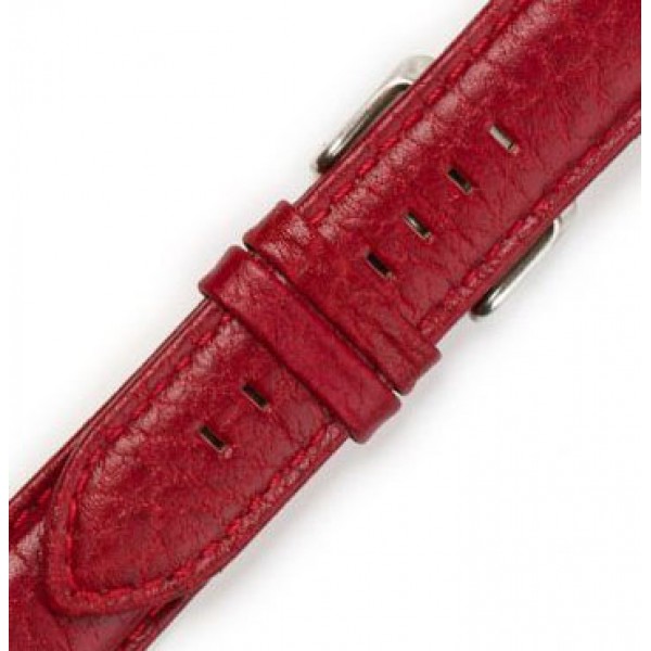 Λουράκι Δερμάτινο 0223RD 24mm Κόκκινο Maxi