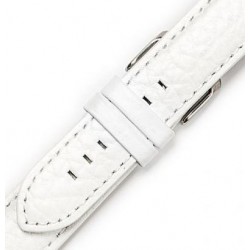 Λουράκι Δερμάτινο 0223WT 24mm Λευκό Maxi