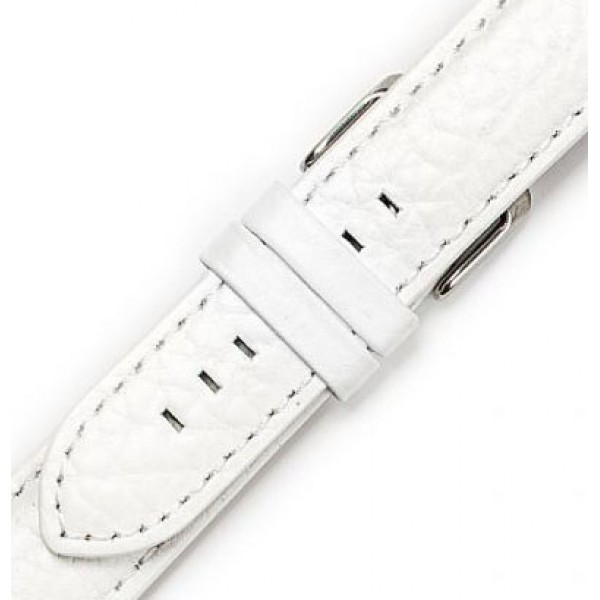 Λουράκι Δερμάτινο 0223WT 20mm Λευκό Maxi