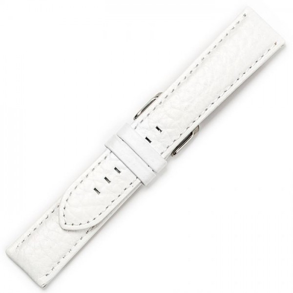 Λουράκι Δερμάτινο 0223WT 20mm Λευκό Maxi