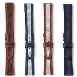 ΛΟΥΡΑΚI ΔΕΡΜΑΤΙΝΟ 0423BLS 18 mm ΜΠΛΕ - ΑΣΗΜΙ