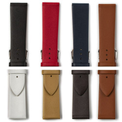 ΛΟΥΡΑΚI ΔΕΡΜΑΤΙΝΟ 0433BR 22 mm ΚΑΦΕ