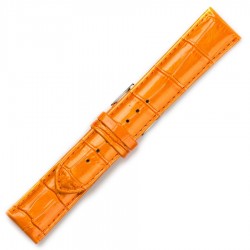 ΛΟΥΡΑΚI ΔΕΡΜΑΤΙΝΟ 0496OR 22 mm ΠΟΡΤΟΚΑΛΙ