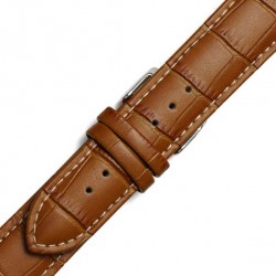 Λουράκι Δερμάτινο 0502TN 24mm Ταμπά