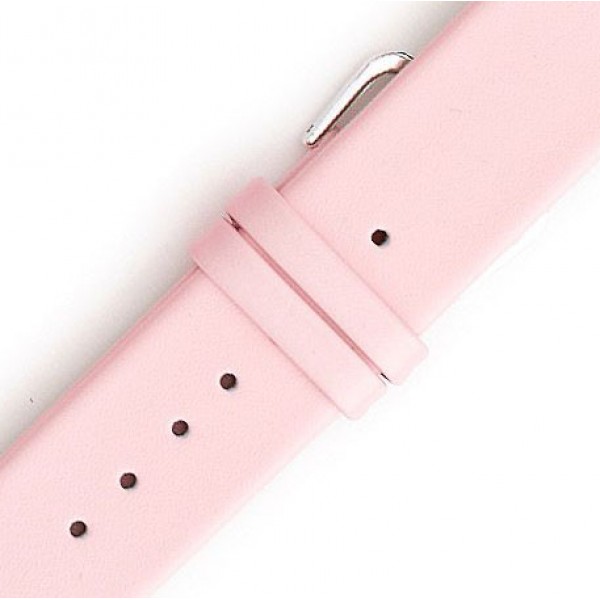 Λουράκι Δερμάτινο 24mm 0508LP Ροζ Ανοιχτό