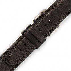 Λουράκι Δερμάτινο 0525 22 mm Μαύρο