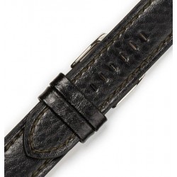 Λουράκι Δερμάτινο 0556 22 mm Μαύρο