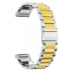 ΜΠΡΑΣΕΛΕ ΑΤΣΑΛΙΝΟ ΜΑΣΙΦ Β0154SLGD 20mm ΔΙΧΡΩΜΟ ΑΣΗΜΙ - ΧΡΥΣΟ