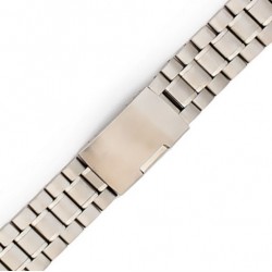 Μπρασελέ Ατσάλινο Μασίφ B0101SL24  Ασημί 24mm