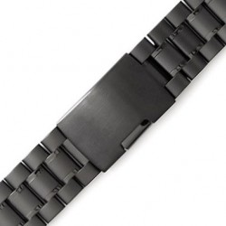 Μπρασελέ Ατσάλινο Μασίφ B0101BK18  Μαύρο 18mm