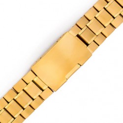 Μπρασελέ Ατσάλινο Μασίφ B0101GL18  Χρυσό 18mm