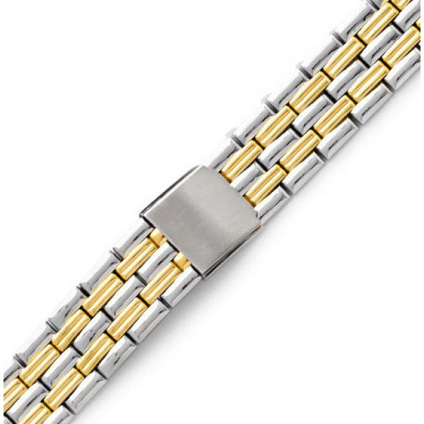 Μπρασελέ Ατσάλινο B0134 18mm  Ασημί - Χρυσό