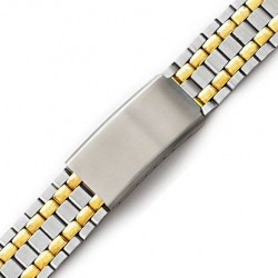 Μπρασελέ Ατσάλινο B0141 18mm  Ασημί - Χρυσό