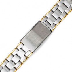 Μπρασελέ Ατσάλινο B0147 20mm  Ασημί - Χρυσό