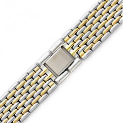 Μπρασελέ Ατσάλινο B0133 18mm  Ασημί - Χρυσό