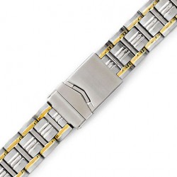 Μπρασελέ Ατσάλινο B0149 20mm  Ασημί - Χρυσό