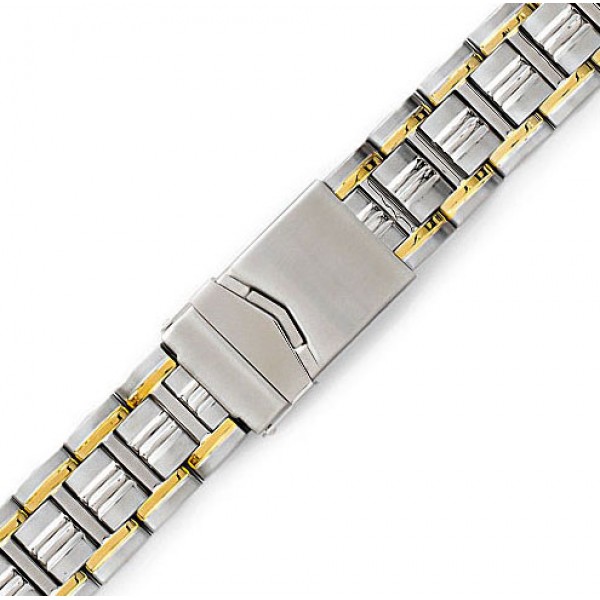 Μπρασελέ Ατσάλινο B0149 20mm  Ασημί - Χρυσό