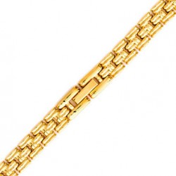 Μπρασελέ Ατσάλινο B0157 12mm  Χρυσό