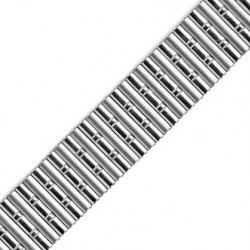 Μπρασελέ Ατσάλινο Λαστέξ B0165 18-20mm Ασημί 