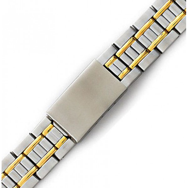 Μπρασελέ Ατσάλινο B0177 16mm  Ασημί - Χρυσό