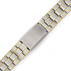 Μπρασελέ Ατσάλινο B0189 18mm  Ασημί - Χρυσό