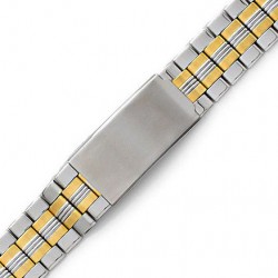 Μπρασελέ Ατσάλινο B0192 18mm  Ασημί - Χρυσό