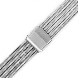 Μπρασελέ Ατσάλινο Mechband B02018SL 18mm Ασημί