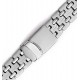 Μπρασελέ Ατσάλινο Μασίφ Ασημί B0235 20mm
