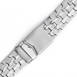 Μπρασελέ Ατσάλινο Μασίφ Ασημί 243 20mm