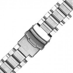 Μπρασελέ Ατσάλινο B02424SL 24mm  Ασημί