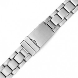 Μπρασελέ Ατσάλινο B001 18mm Ασημί Μaxi