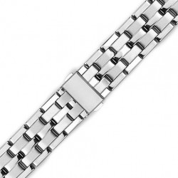 Μπρασελέ Ατσάλινο B046 20mm Ασημί