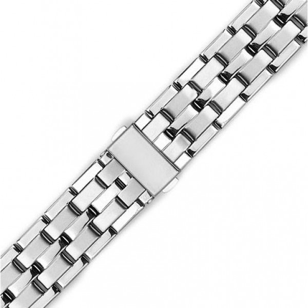 Μπρασελέ Ατσάλινο B046 20mm Ασημί