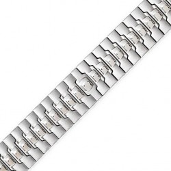 Μπρασελέ Ατσάλινο Λαστέξ B054 18mm Ασημί 