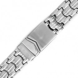 Μπρασελέ Ατσάλινο Μασίφ Ασημί 3000 20mm