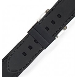 Λουράκι Σιλικόνης 8834BK 20mm Μαύρο